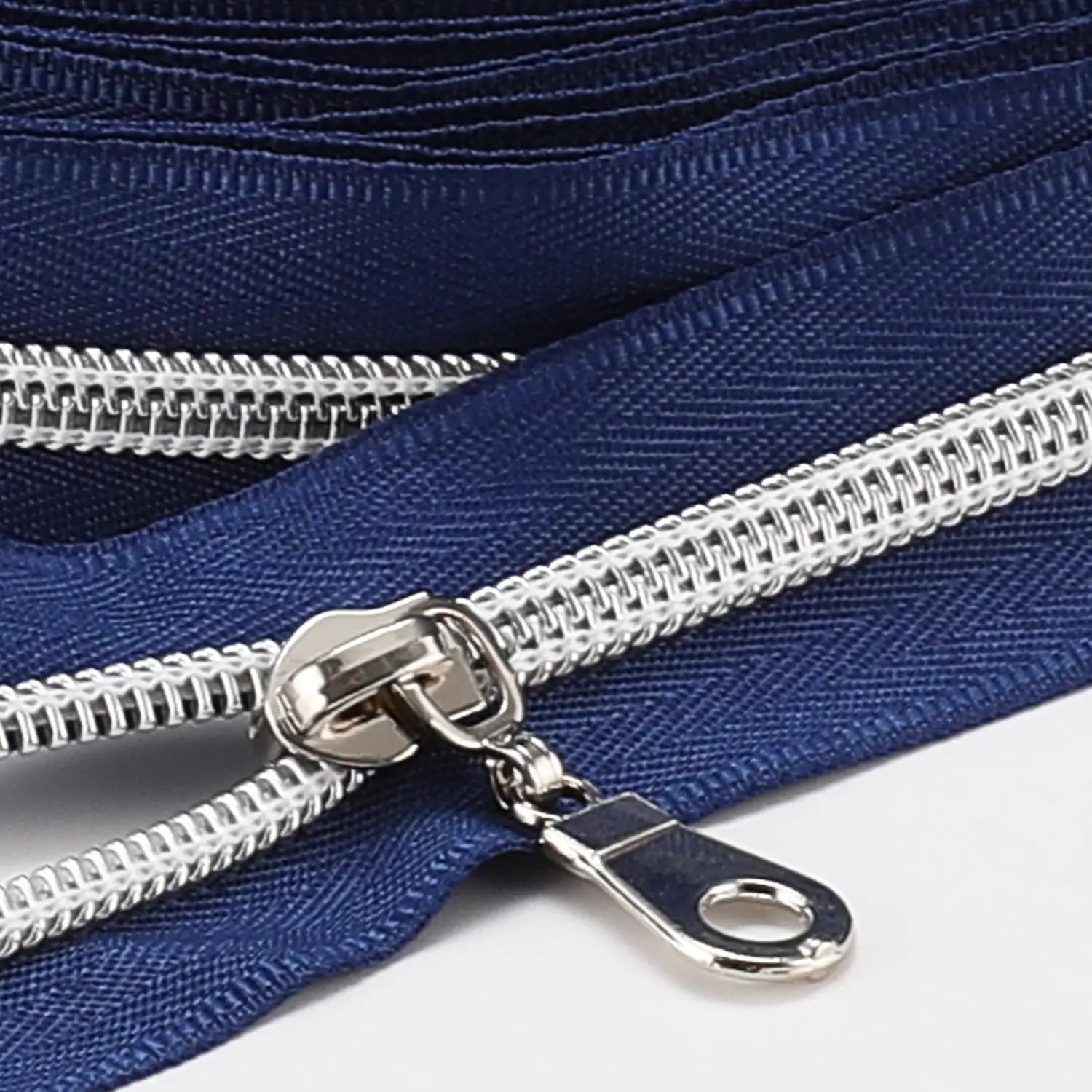 The Yards 10 Yards Bulk Navy Blue Nylon Coil Zipper with   - Replacement Sewing Zipper with 10 count Sliders for DIY Sewing Craft Bags