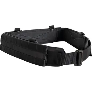 Black - MOLLE Lightweight Low Profile Tactical Battle Belt