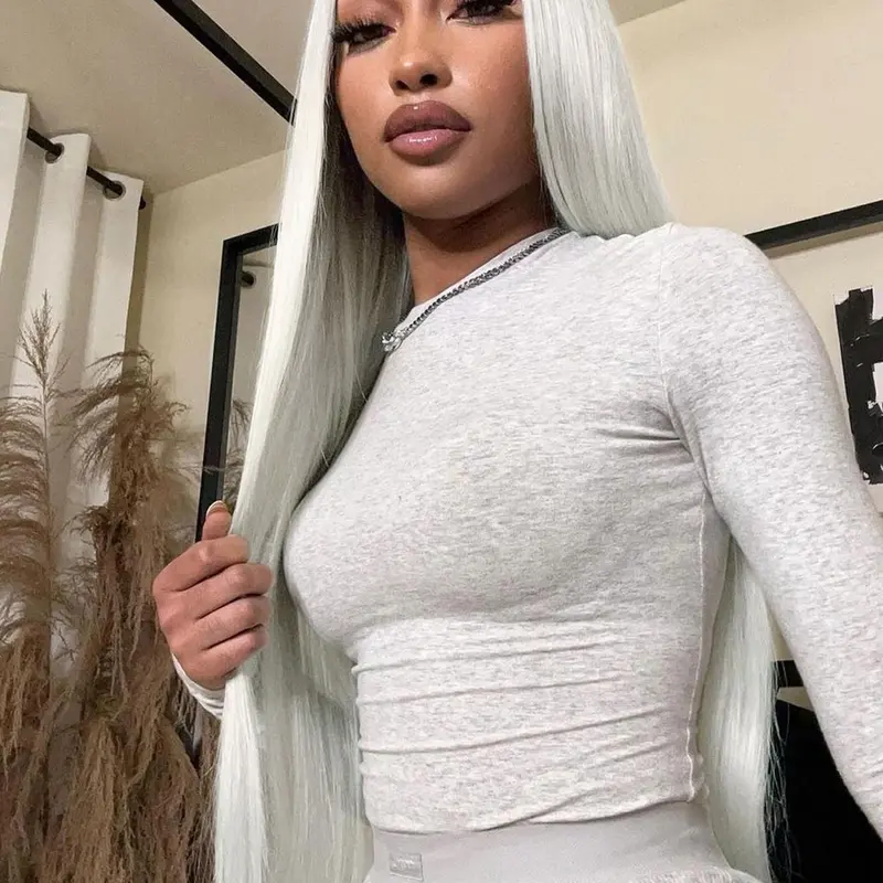 38 Inch Long Straight Lace Front for Women, Heat Resistant Without Bang Synthetic Wig for Party, Cosplay, Taking Photos Daily Use, Cosplay, Anime Or Costume Party, Pre Plucked Wigs, Straight Hair Wig