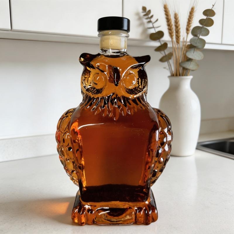 Eagle Shaped Glass Whiskey Decanter, Portable Creative Liquor Storage Bottle, Art Sculpture Ornament, Unique Christmas Gift for Men & Couples, Home Bar & Party Decor