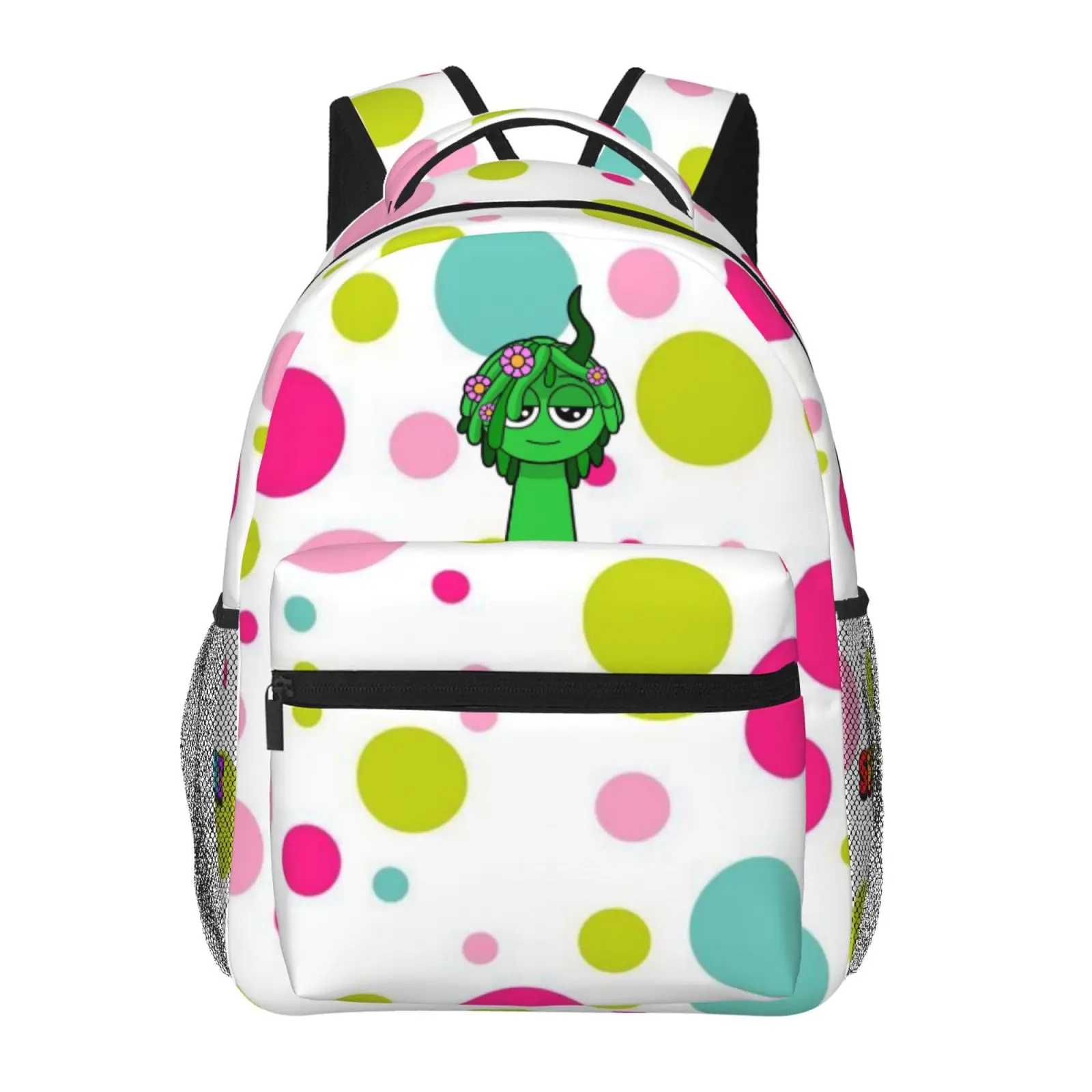 Sprunki Student Edition large-capacity travel backpack for school and daily commuting, cartoon casual anti-theft book bag, gift for women and men
