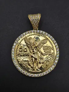 14K Gold Pendant - Centenario