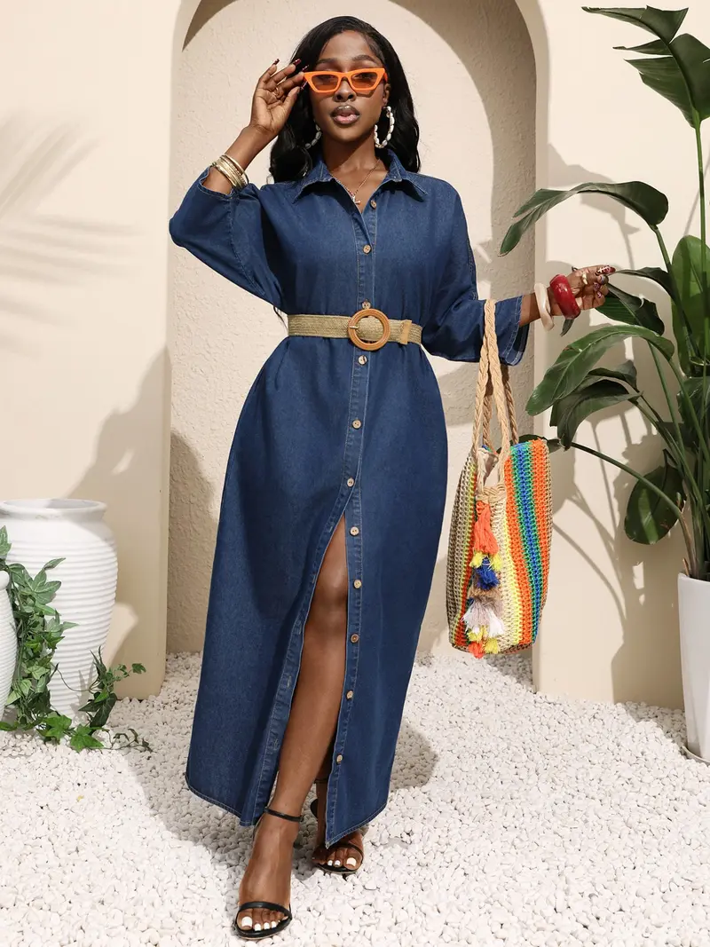 Casual Denim Long Sleeve Womens Denim Dress Long Sleeve Denim Dress Zara TikTok Shop Casual Denim Long Sleeve Womens Denim Dress Long Sleeve Denim Dress Zara TikTok Shop
