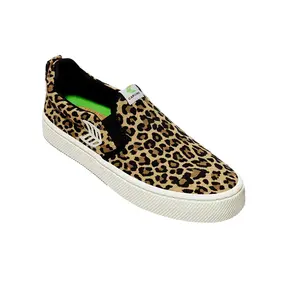 Cariuma SLIP-ON Leopard Print Canvas Sneaker Leopard Print  450703P02 Women's