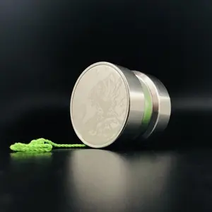 Silver Color Metal Alloy Yo-Yo, Professional Trick Competition Yo-Yo, Unresponsive Yo-Yo, Model V6, Unisex, Yoyo Type