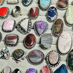 Natural Crystal Rings for Women - Live Stream Sale