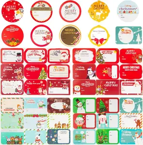 144 PCS Christmas Tags Sticker,Christmas Gift Tags,Christmas Name Labels for Present,48 Jumbo Designs Christmas Stickers Name Tags,Holiday Present Label,Christmas Tags for Gifts NoBrand