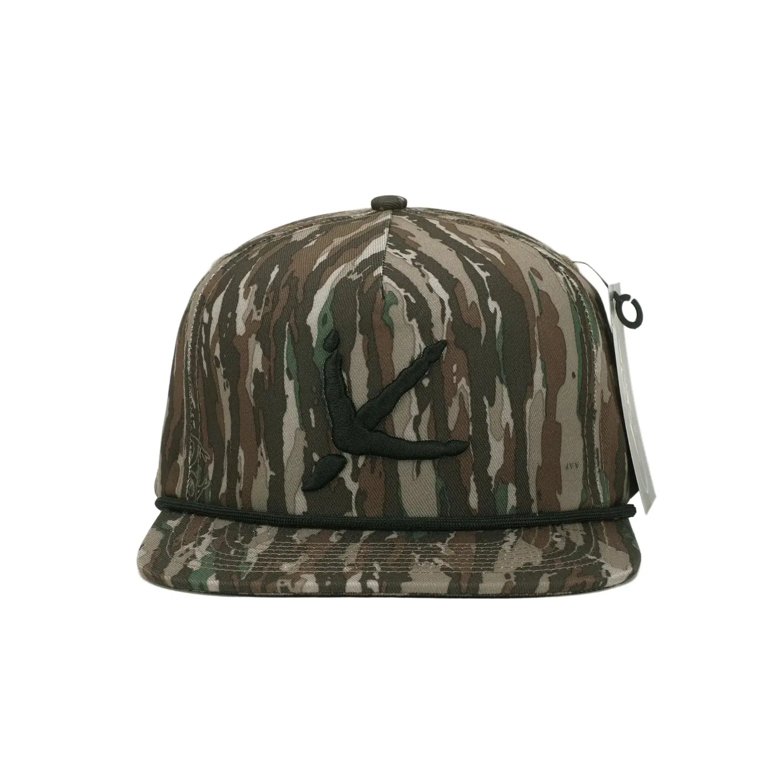 Old Rope Realtree Original Turkey Tracks Premium Authentic Snapback Hat - Tree Camo, Hunting-Themed Graphic, Durable Adjustable Casual Hat, Casual Hats