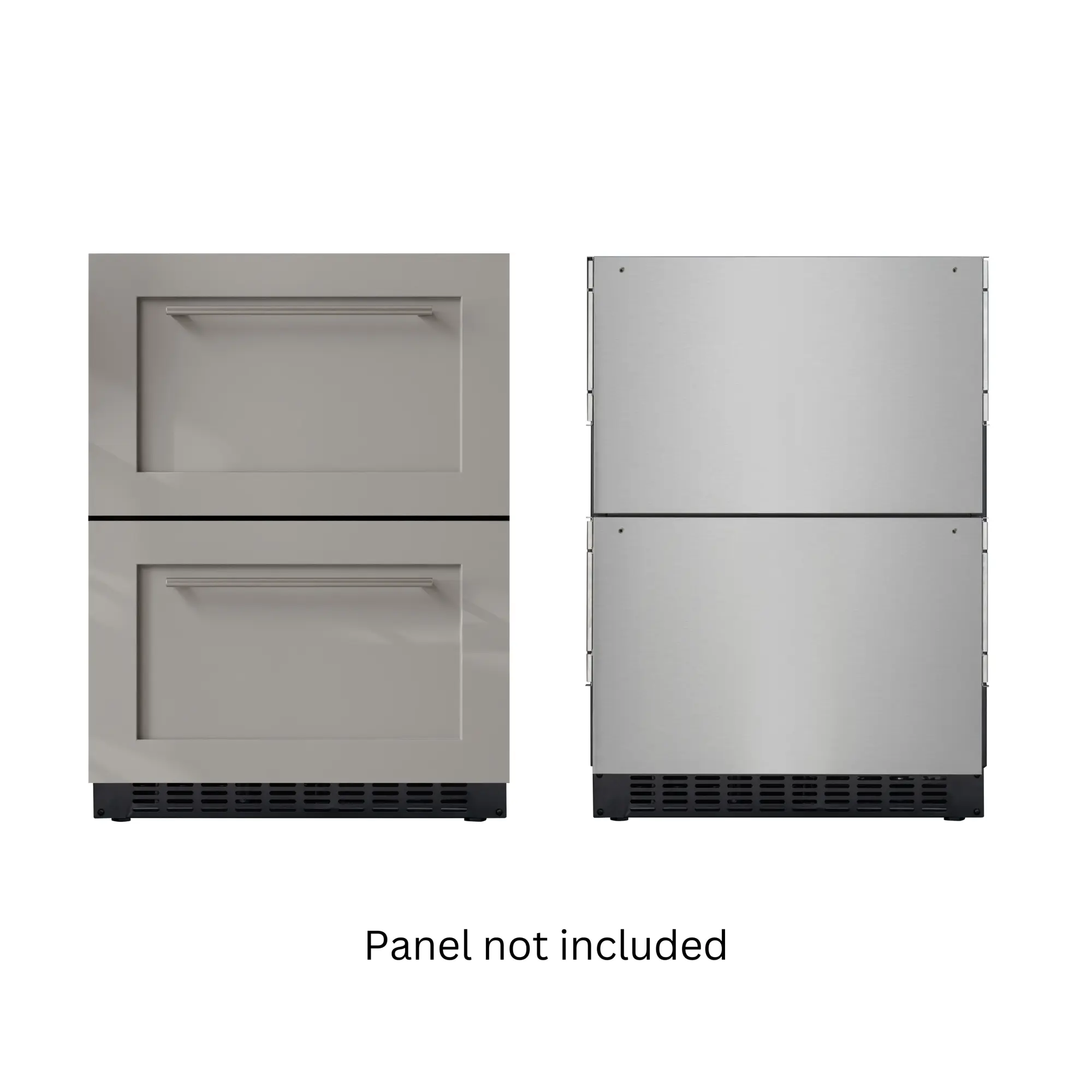 23 in. Panel Ready Two-Drawer Refrigerator and Freezer (KM-BIR1D1F-PR)