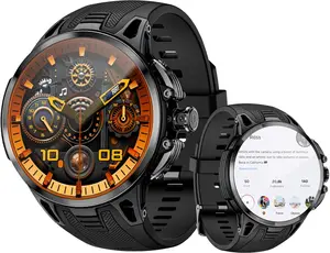 LOKMAT 4G Android Smart Watch, 1.75'' AMOLED Screen 3GB+32GB Sports Fitness Activity Tracker Smartwatch for Men Women, with SIM Card Slot, Rotating Camera, GPS NFC WiFi (Black)