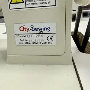 City Sewing CT-254 Industrial Chain Stitch Embroidery Machine Brand New Cornely-Style for Garments & Leather High-Speed Stitching for Efficient Production