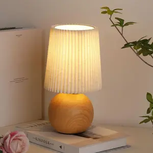 Vintage Ceramic Desk Lamp Night Light, USB Rechargeable Three-Color Dimmable Reading Light, Eye-Care Warm Atmosphere Lamp for Home Office Decor Ambient Night Lamp