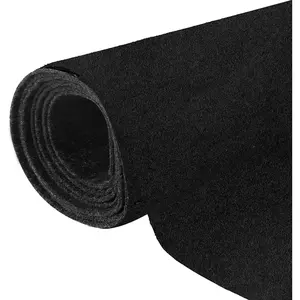 78"x90" Black Underfelt Carpet for Speaker, Sub Box Carpet, Auto, RV, Boat, Marine, ,  Trunk Felt Fabric Material
