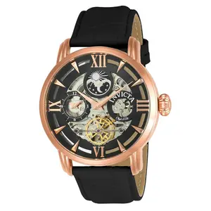 Invicta Men's 22653 Objet D Art Automatic 3 Hand Black Dial Watch