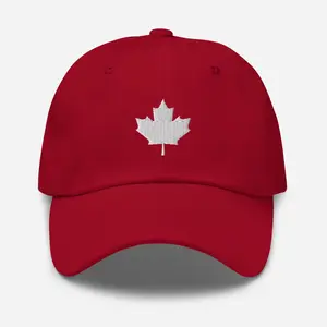 Canada Maple Leaf Baseball Hat | Canadian Dad Hat | Canada Day Cap | Embroidered