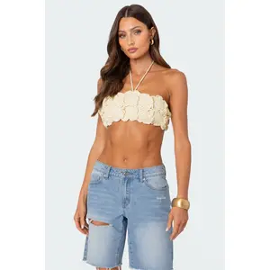 Flower Girl Crochet Crop Top Flower Girl Crochet Crop Top