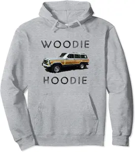 Old Retro Vintage Woodie Hoodie Woody Wagon Surf Car SUV Pullover Hoodie - Robynreede Shop 70B07N8WCKMF