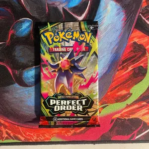 Pokémon Perfect Order Booster Pack - 10 Additional Game Cards Mega Evolution Trading Card Game