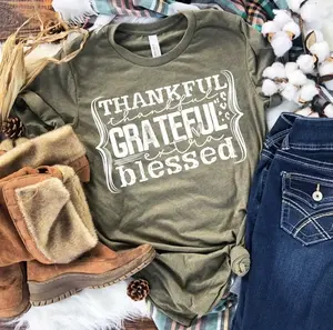 Thankful Grateful Blessed Shirts