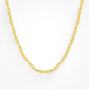 EVRY JEWELS Gold or Silver Plated Women's Isla Necklace