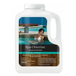 212 MAIN 5 lbs Spa Chlorine Concentrate Bottle - Water Sanitizer with Algae-Kill Function for Pools, Spa/Hot Tubs, Spa/Hot Tub