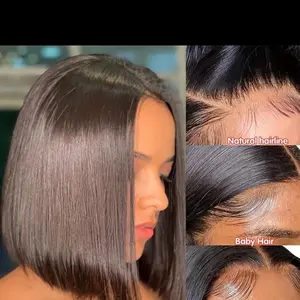 Bob 5/5 Humain Hair Wear and Go Glueless for Natural and Healthy Look