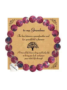 1PC Valentine's Day Romantic Gift for Grandma - Elegant Exquisite Heart Bracelet - Cute Festive Jewelry for Grandma, Mom, Best Friend & Sister - Ideal Mother's Day Thank You Gift/Surprise Birthday Blessing Gift