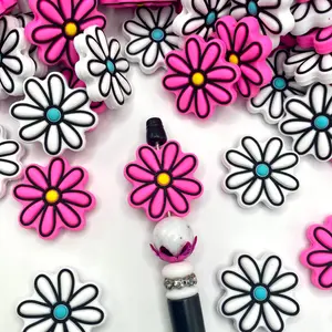 I'm A Delicate Flower Silicone Focal Beads - Flowers Shape Beading & Crafting Supplies Beaded bead diy craft
