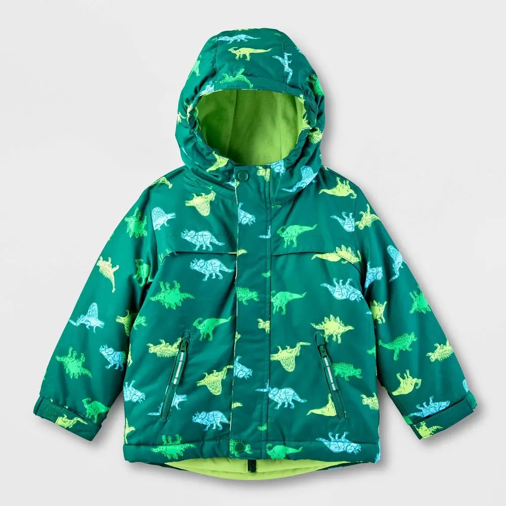 Baby 3-in-1 Snowplay Jacket - Cat & Jack Green 12M
