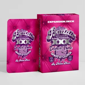 Natalie Nunn Baddie Baddie Shot O'clock Expansion Deck Demon Time 56 New Spicy Cards for Late Night Fun and Daring Challenges by Natalie Nunn