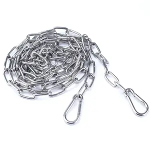 Stainless Steel Clothes Drying Chain, Portable Outdoor Adjustable Clothesline Pole, Ideal for Camping and Travel Use