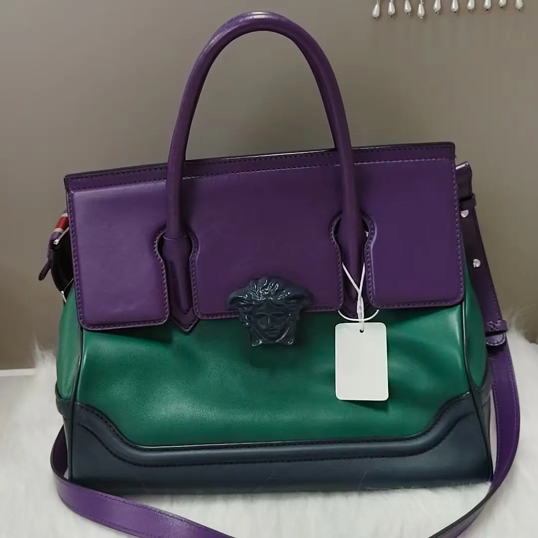 Pre-owned VERSACE Cowhide Backpacks VERSACE#/Backpack/SSB1717014