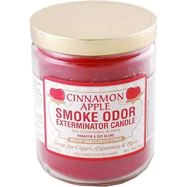 Smoke Odor Exterminator Candle Cinnamon Apple 13 oz