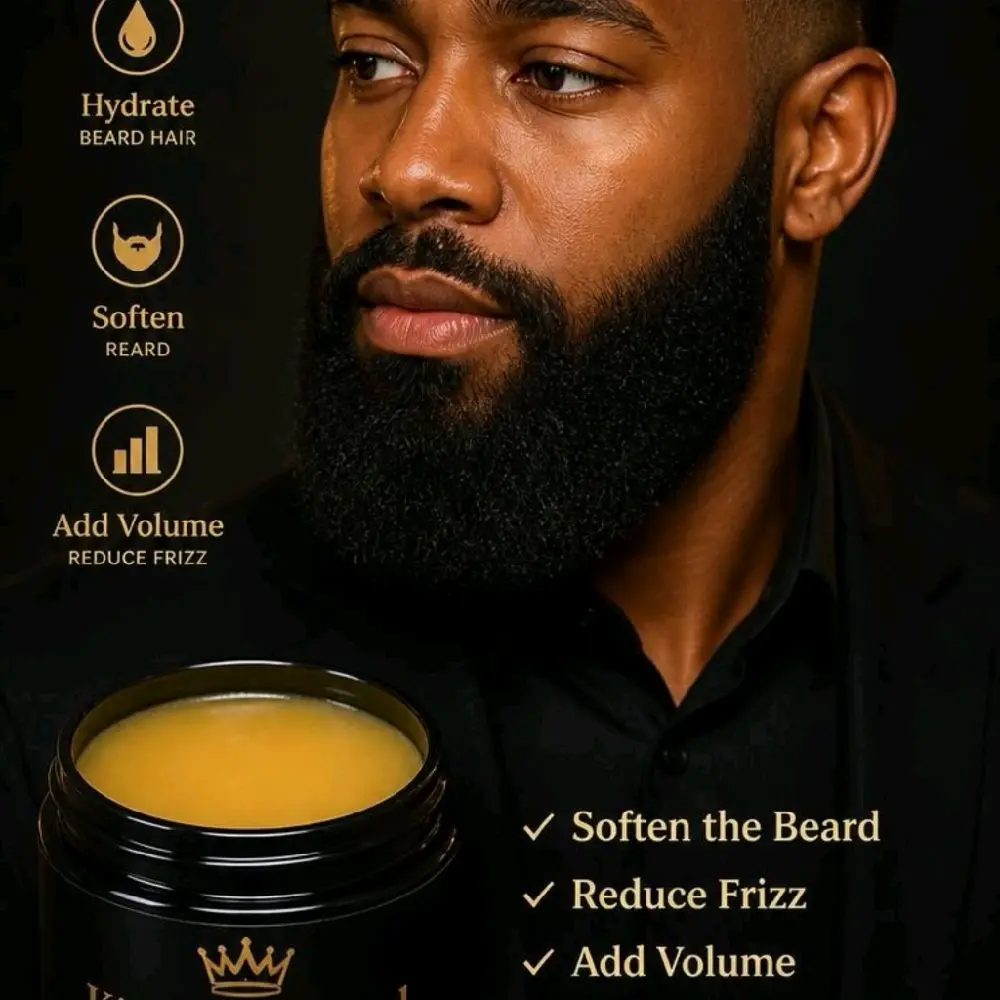 KingDoc Beard Softener - Gentle Men's Care Product for Hydration & Taming (Beauty & Personal Care Skincare Essential)