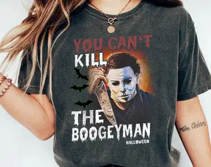 American Classics Scary Horror Slasher Movie You Can't Kill Boogeyman Adult T-Shirt Tee