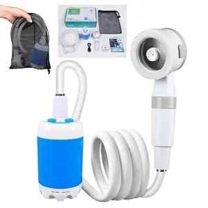 USB Rechargeable Portable Shower,Handheld Electric Shower,Outdoor Shower Equipment for Camping and Hiking,Pet Cleaning,Car Washing,Camping Equipment