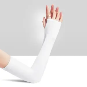 2 Pairs UV Protection Arm Sleeves for Men and Women, Breathable Ice Sleeves for Summer Outdoor Activities, Ideal for Driving, Cycling, Fishing