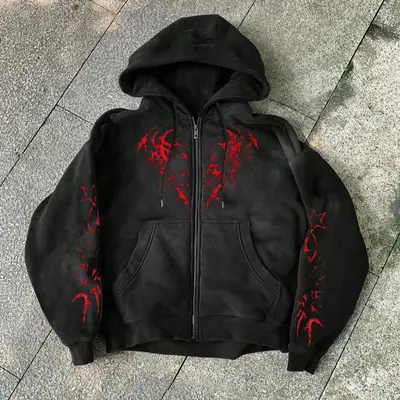 Polo Designer Black Zip Up Hoodie Polo Ralph Lauren Full-Zip