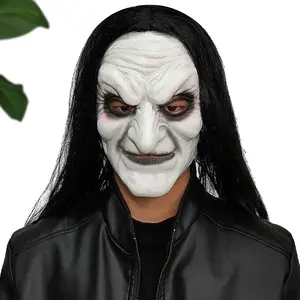 "Clearance Sale" Witch Latex Mask for Halloween, Prank Scares, and Cosplay. Creepy, Movie-Inspired Design for Adults. Perfect for Costume Parties, Shock Value, and Unique Gifts 40734