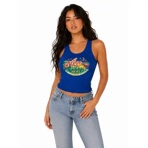 Love Vibes Here - Women's Racerback Tank Top