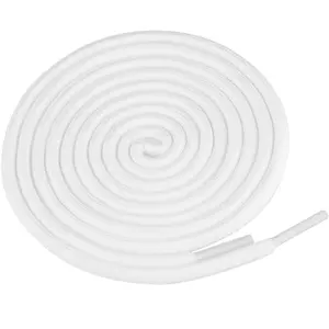 INSPIRE CHIC 2 Pair Round Shoe Laces Solid Woven Athletic Shoelaces for Sneakers, Boots & Running Shoes