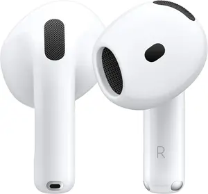 Apple AirPods 4 Wireless Earbuds, Bluetooth Headphones, Sweat and Water Resistant with USB-C Charging Case - MXP63LL/A