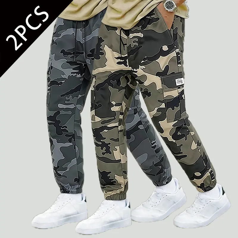 Dark gray + khaki