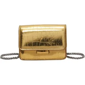 Metallic Evening Mini  Purse, Crossbody Bags for Women Y2K Glitter Clutch Handbag for Nightclub Parties