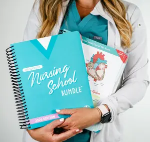 Complete Nursing School Textbook Bundle - 2026 Edition, Spiral-Bound Nursing Education Textbooks