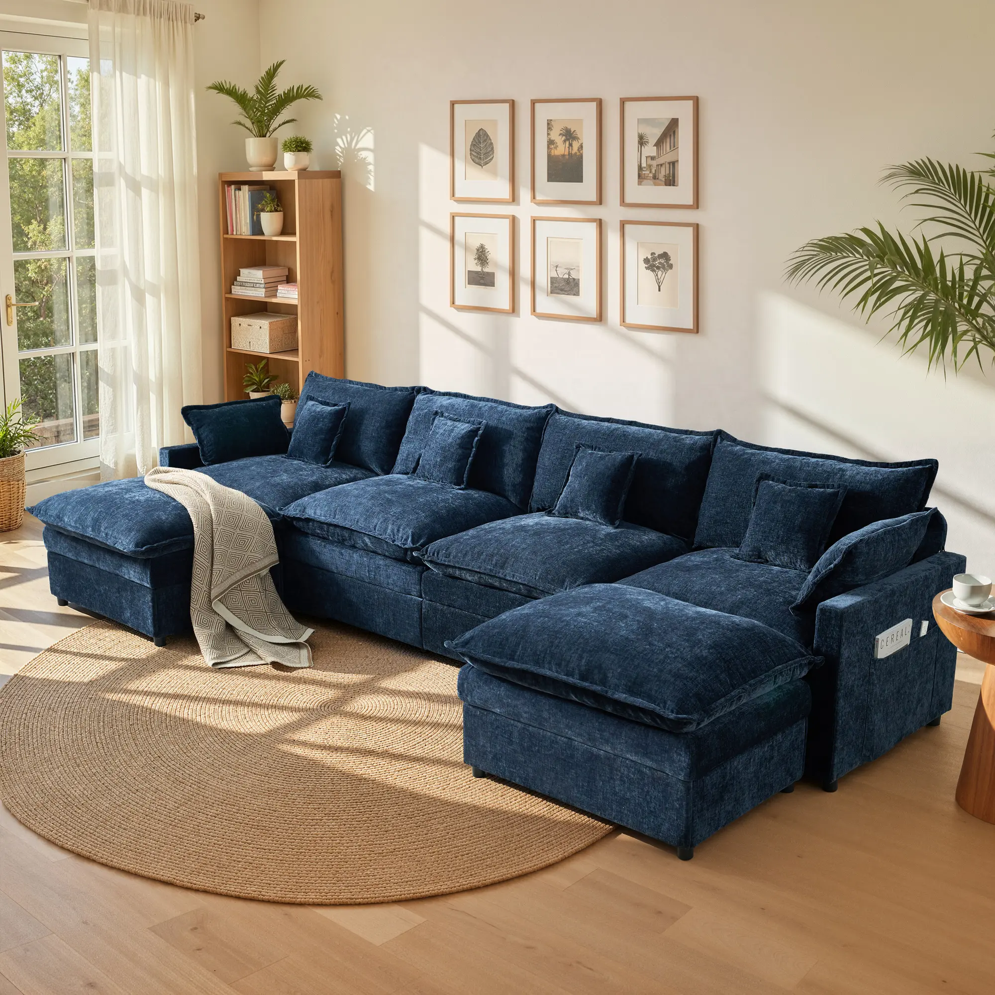 Dark Blue 4 Seats