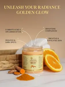 Glow Glow turmeric body scrub sugar