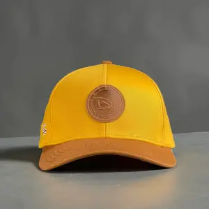 YELLOW/BROWN DETROIT NATIVE HAT