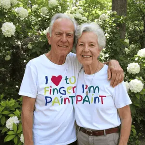 I Love To Finger Paint Shirt Funny Couple T-Shirt Valentine's Gift For Him Valentine Shirts For Her Cotton Men Cozy Cott Tee All-Day Comfort