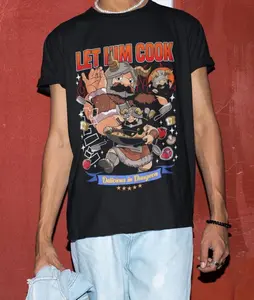 Senshi T-shirt Senshi For Food Delicious In The Dungeon Gift Tshirt, Anime Shirt, Manga Shirt, Japanese Anime Menswear Top